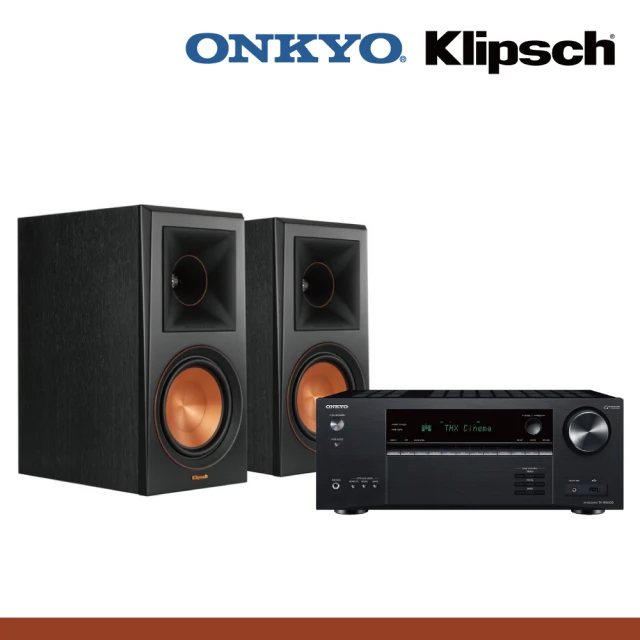 Klipsch RP-600M書架式喇叭+ONKYO TX-NR6050 兩聲道