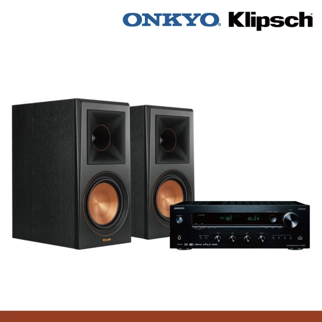 KlipschKlipsch RP-600M書架式喇叭+ONKYO TX-8470 兩聲道喇叭組