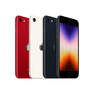 【Apple】A級福利品 iPhone SE3 64G 4.7吋(贈送手機保護套+鋼化保護貼+原廠充電器)