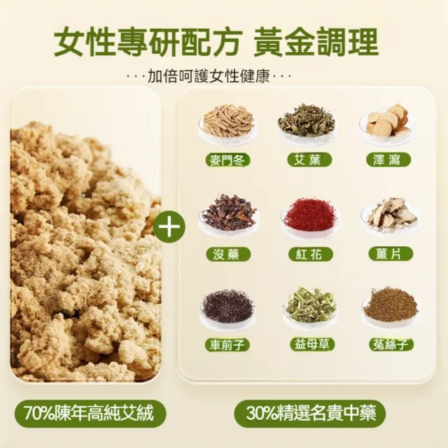 【楠陽艾】60顆第3代純陽/女性調理/濕寒調理專用艾柱-加粗加量(身體調理 艾灸儀 艾條 艾灸)