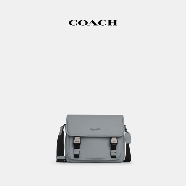 COACHCOACH RACER郵差包-QB/灰藍色(CU110)