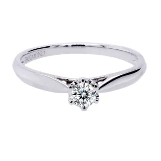 【BRILLMOND JEWELRY】天然鑽石 15分 PT950鉑金 永恆鑽戒(主石15分F/SI1)