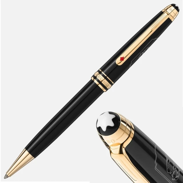 MONTBLANC 萬寶龍 大班系列 2023年環遊世界80天限量原子筆(黑色)