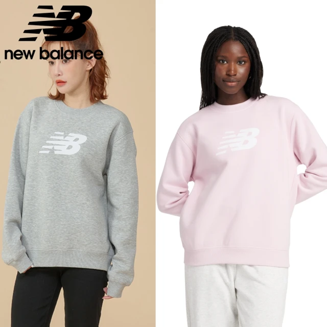 NEW BALANCE NB 刷毛長袖上衣大學T_女性_WT43526AG_WT43526MEY(美版 版型偏大)