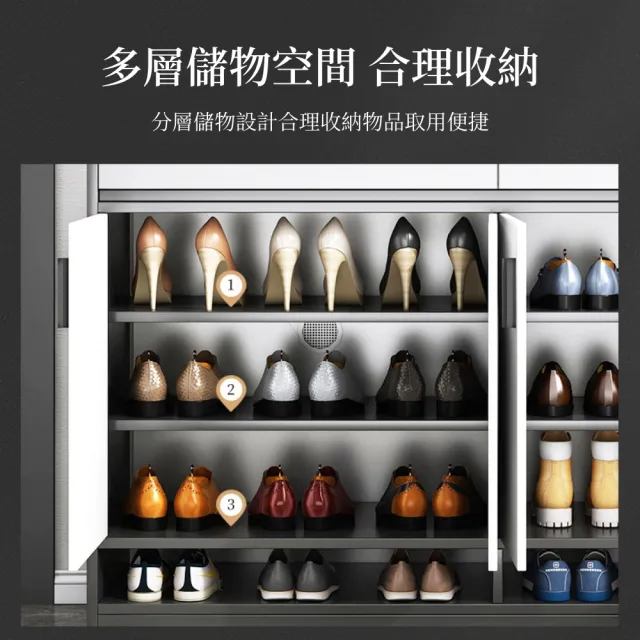 【NuoBIXING】家用門口大容量鞋櫃玄關陽臺儲物櫃收納鞋架子-90*30*100cm(鞋櫃/鞋架子/儲物櫃)