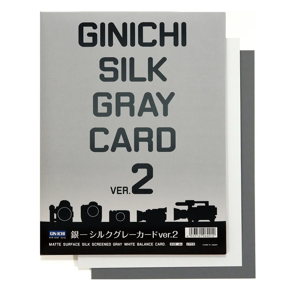 【GIN-ICHI】SILK GRAY CARD V.2 白平衡灰卡 校色卡(日本製)