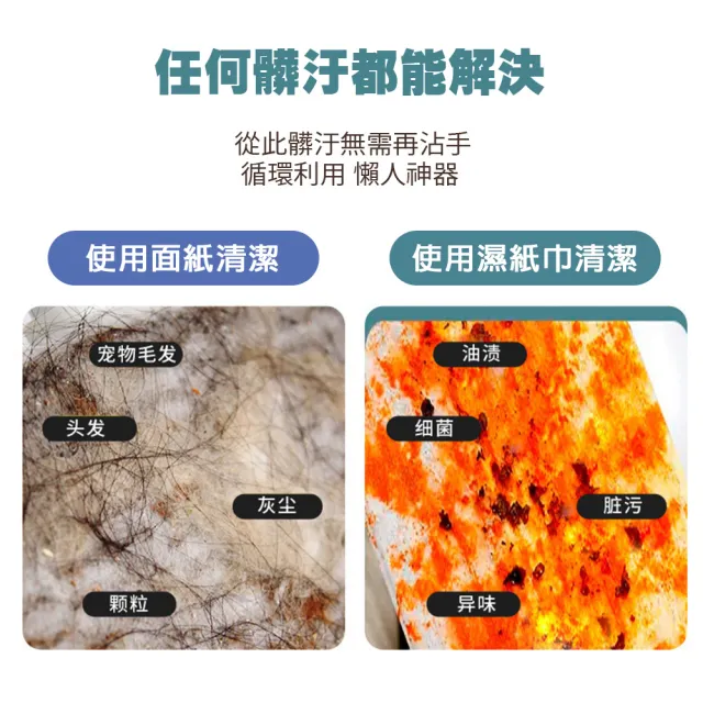 【蘿林嚴選】洗臉巾拖把(平板拖把 乾濕兩用拖 免洗拖把 免沾手 除塵 懶人拖把 居家清潔  ROYALLIN)