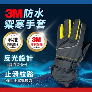 3M防水禦寒手套(防水 保暖 騎行 登山 禦寒 3M科技棉)