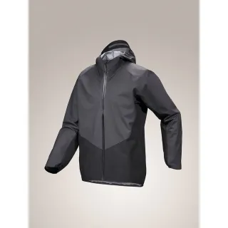【Arcteryx 始祖鳥官方直營】男 Norvan 防水外套(墨灰/黑)