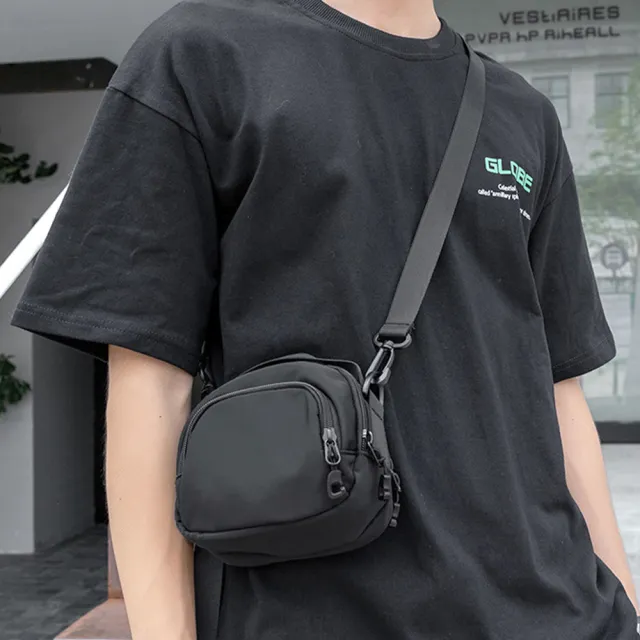 【LEESA】雙11 尼龍包包\男生包包\貝殼包\隨身小包\女包\男側背包\斜背包男\女平價包包\黑色包