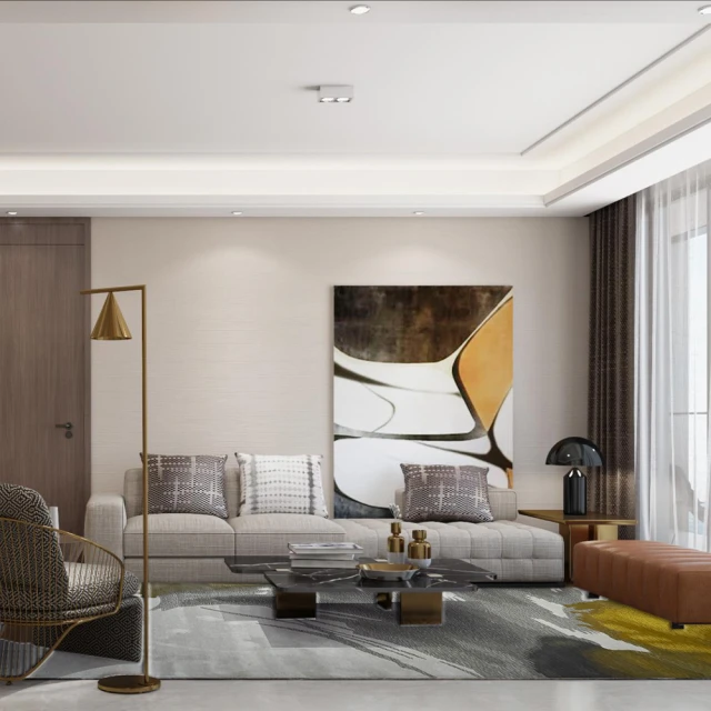 SDL Home 山德力 潑墨羊毛地毯 200x300cm 