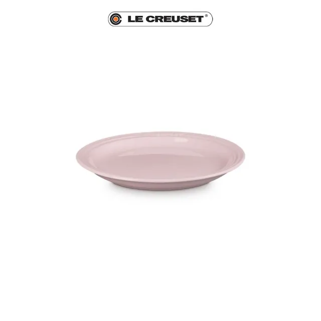 【Le Creuset】瓷器圓盤19cm(雪紡粉)