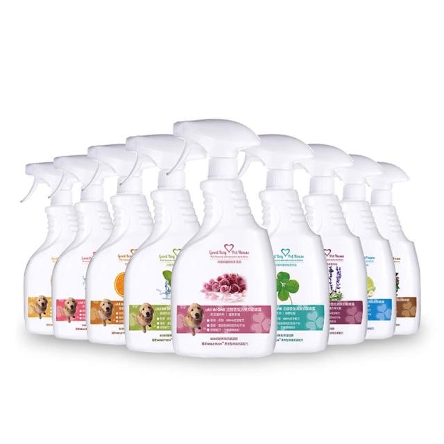 【GBPH好寶貝】All IN ONE法國香氛寵物除臭防護噴霧九款香氛500ml-3入 抗菌 犬貓 尿臭味 環境清潔 