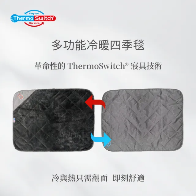 【德國Thermo Switch】薩莫斯寵物四季睡毯 M(高品質睡墊/旅行毯/多功能涼感保暖設計)