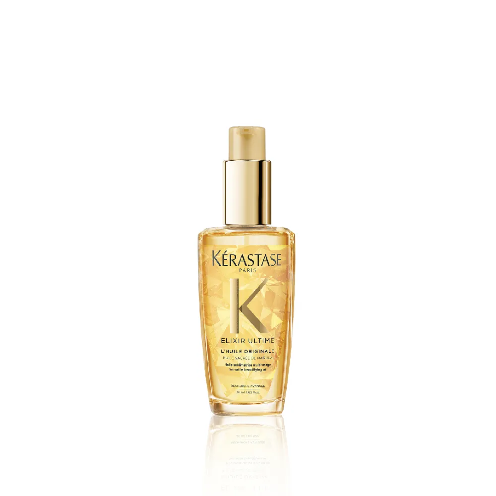 【KERASTASE 巴黎卡詩】金緻柔馭露30ml(小金油/修護/柔順/光澤/持久/護髮油/髮油)