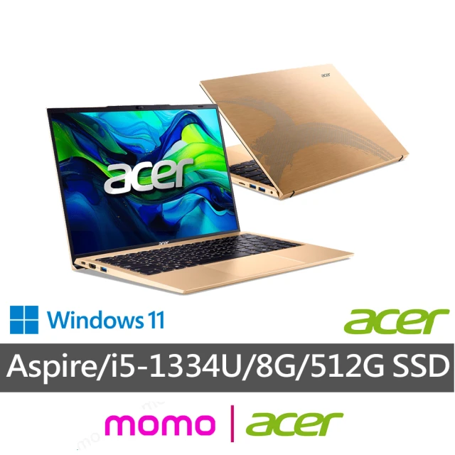 Acer 宏碁 14吋i5輕薄筆電(Aspire/AL14-52M-528M/i5-1334U/8G/512G SSD/W11)