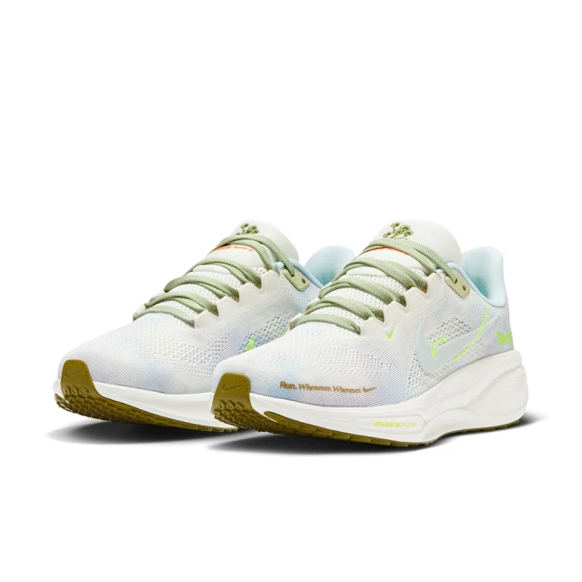 NIKE 耐吉 慢跑鞋 女鞋 運動鞋 緩震 小飛馬 W AIR ZOOM PEGASUS 41 綠白 HQ3465-143(3W5662)