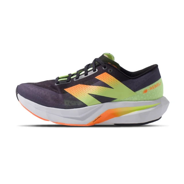 NEW BALANCE Fuelcell Rebel V4 男鞋 黑螢光綠色 運動 2E楦 緩震 慢跑鞋 MFCXCB4