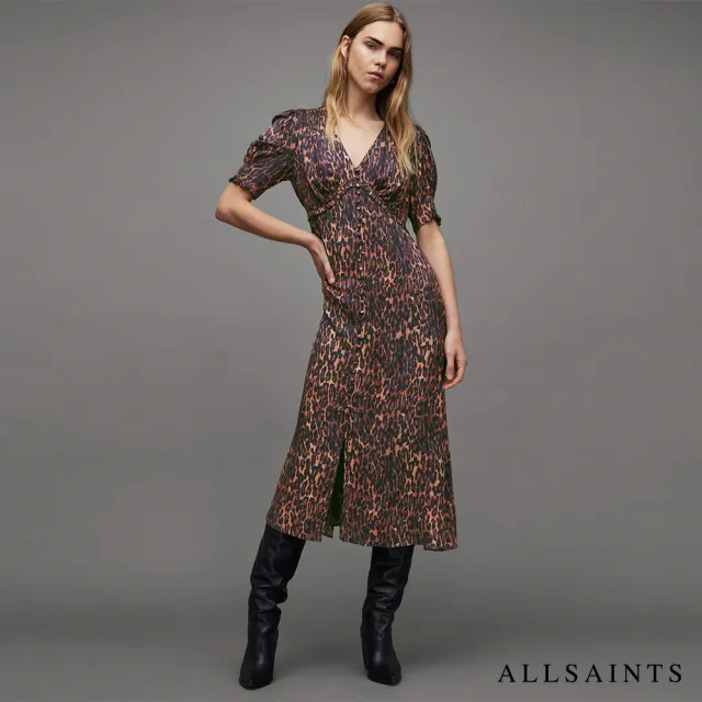 【ALLSAINTS】DREA ANITA 印花洋裝 WD067Z(常規版型)