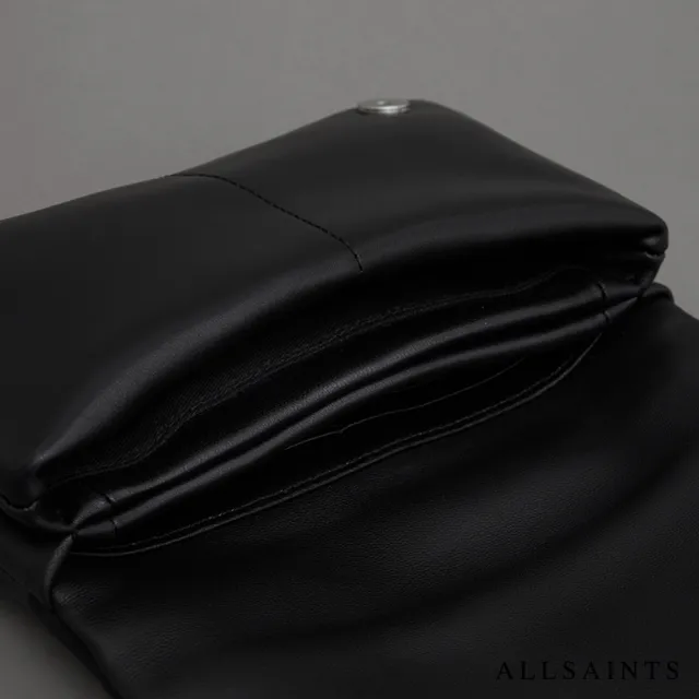 【ALLSAINTS】EZRA 鉚釘羊皮斜背包 WB649Z