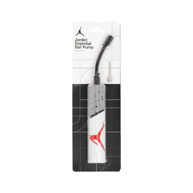 【NIKE 耐吉】打氣筒 Jordan Essental Ball Pump 白 灰 紅 籃球 附球針 喬丹 充氣 J000194612-8NS