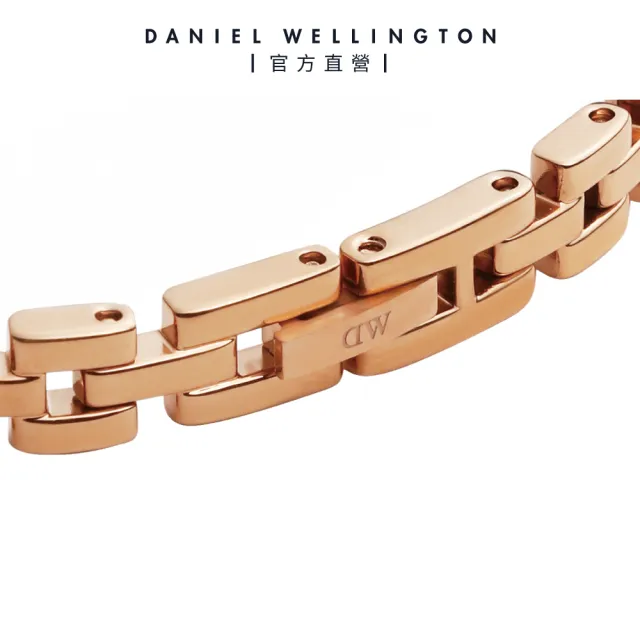 【Daniel Wellington】Link Inspired  啟發系列三環連接手鍊 星光銀/玫瑰金(多色選擇)