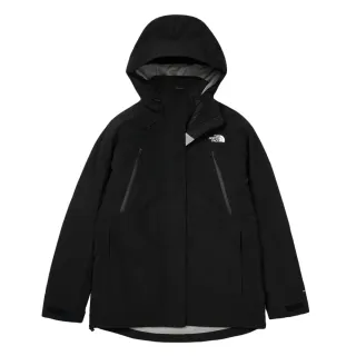 【The North Face 官方旗艦】北面女款黑色FUTURELIGHT防水透氣連帽羽絨內裡三合一外套｜89X6JK3