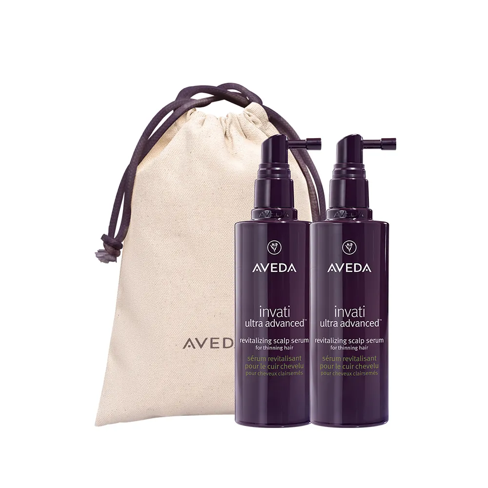 【AVEDA】豐盈煥欣增量組(蘊活煥欣豐盈菁華150mlx2＋品牌束口袋)