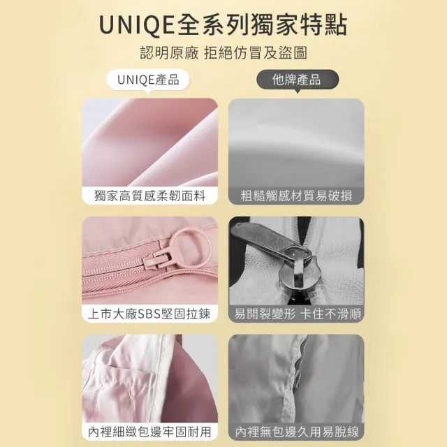 【UNIQE】雙11 日系質感旅行袋 柔韌面料 舒適加寬背帶 防潑水肩背側背包 36L大容量摺疊 折疊拉桿包斜背包行