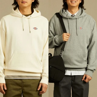 【Dickies】男女款經典三色Logo連帽大學T(多款任選)