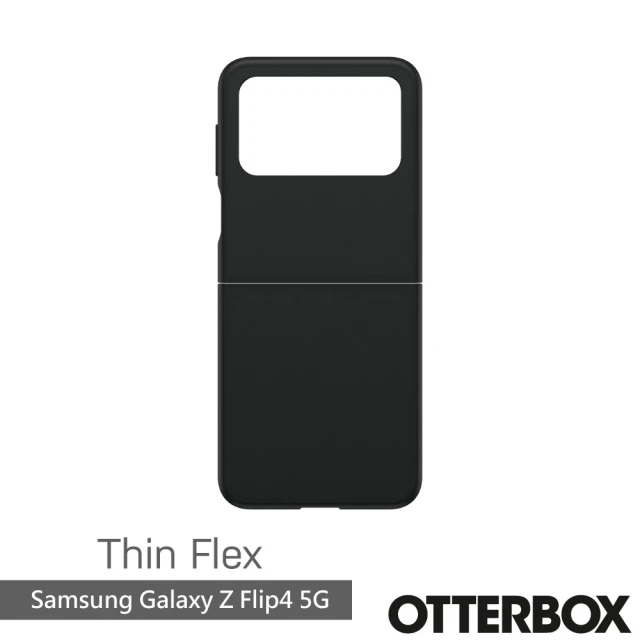 OtterBox Samsung Galaxy Z Flip4 5G 6.7吋 Thin Flex 對摺系列保護殼(黑)