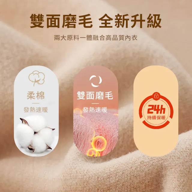 【seeyu】德絨發熱保暖背心 自帶胸墊無痕修身背心 雙面磨毛加絨加厚內搭(內搭/保暖衣/保暖內衣/睡衣)