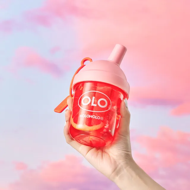 【Holoholo】MILK TEA 奶茶吸管杯 420ml（4色）(隨行杯/珍奶杯/手搖杯/環保杯)