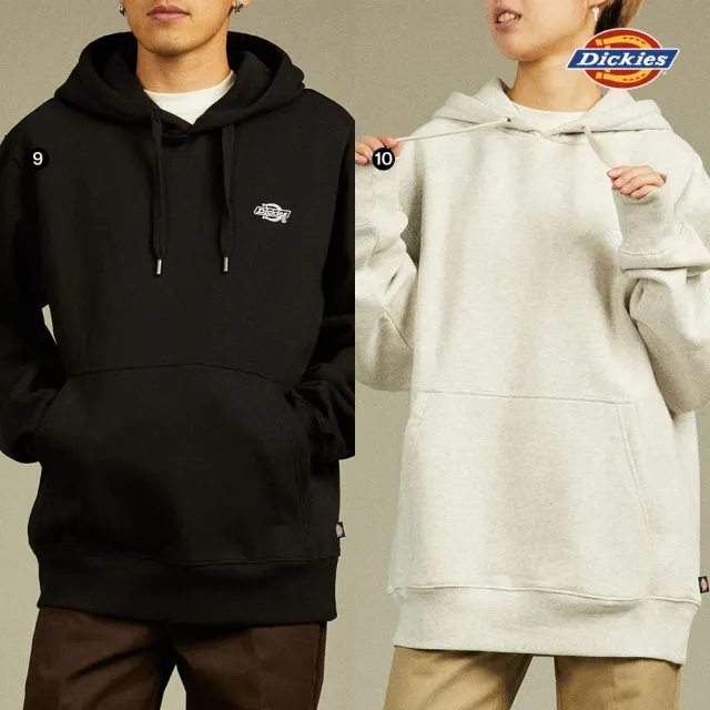 【Dickies】男女款刺繡Logo寬鬆大學T(多款任選)