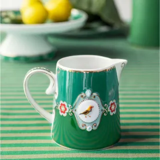 【PIP STUDIO】Love Birds 翠綠奶壺/水壺270ml(奶盅/奶精杯/牛奶杯/醬料杯/蜂蜜盅)