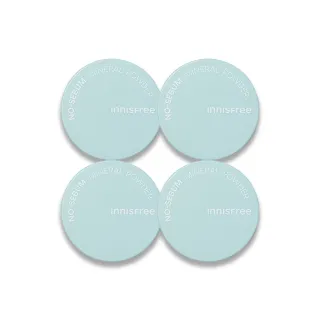 【INNISFREE】無油無慮礦物控油蜜粉5g(4入團購組)