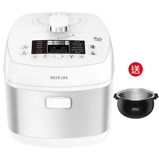 【Tefal 特福】鮮呼吸智能溫控舒肥萬用鍋/壓力鍋-極地白(CY625170)