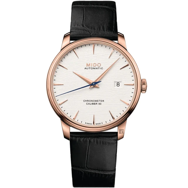 MIDO 美度 官方授權 Baroncelli 永恆系列天文台認證機械錶-40mm 聖誕節 禮物(M0274083603100)