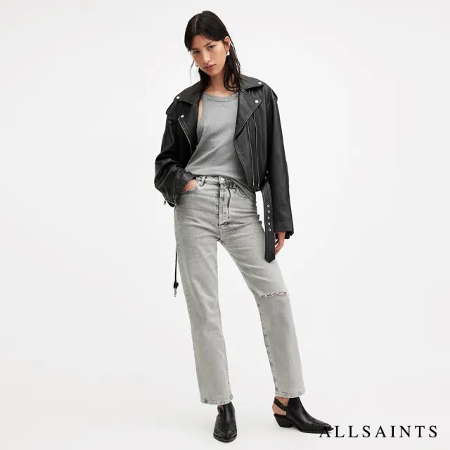 【ALLSAINTS】EDIE 高腰直筒牛仔褲 WE508Z(舒適版型)