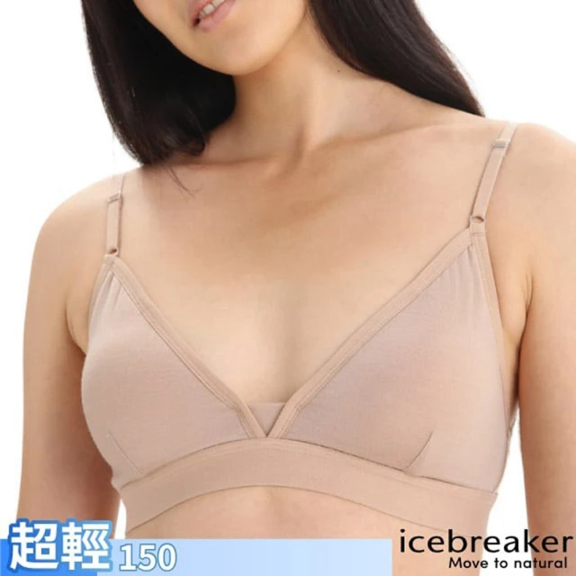 Icebreaker 女 美麗諾羊毛 Siren 細肩帶內衣_附內襯.胸罩.胸衣/抗菌(IB104708-347 奶茶棕)