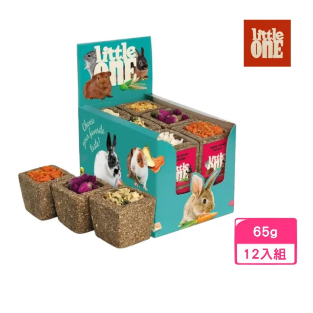 【Little one】小花園-什錦 65g*12入組(磨牙點心、小動物零食)