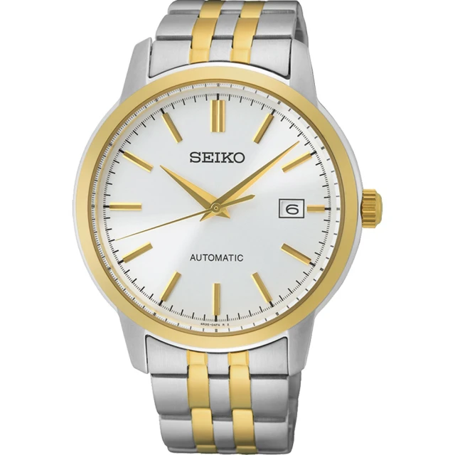 SEIKO 精工 官方授權 CS系列 經典簡約機械鋼帶腕錶-41.2mm SK008(SRPH92K1)