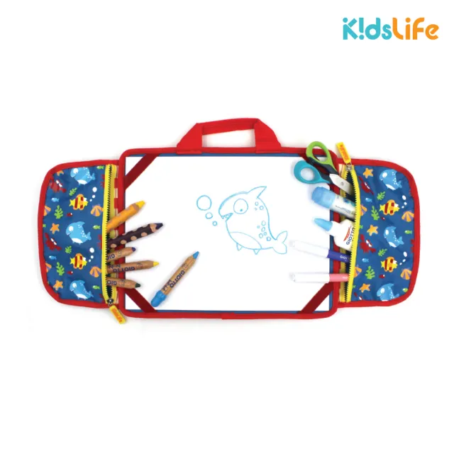 【KidsLife】我的旅行畫板(贈15張圖畫紙)｜畫板 圖畫板 塗鴉板