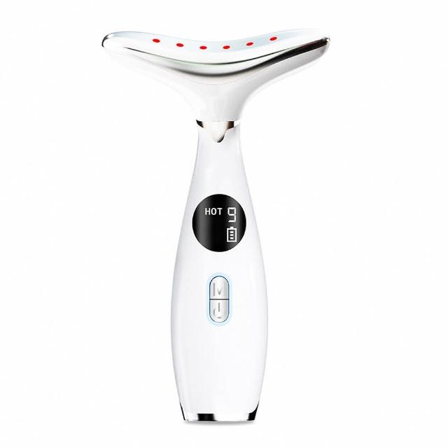 【Obeauty 奧緹】人魚冷熱美容儀- LED三彩光臉/頸兩用音波震動塑造輪廓之美(UFS-271)