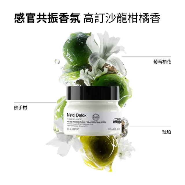 【巴黎萊雅PRO】絲漾博吸金喚彩髮膜 250ml 雙入組(瞬順髮膜/護髮/柔順/抗毛躁/肖戰推薦)