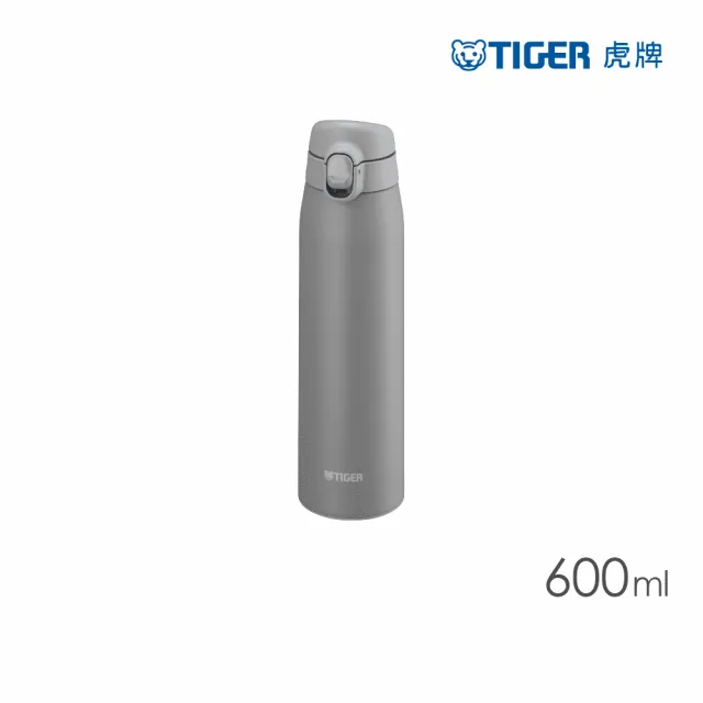 【TIGER虎牌】夢重力買1送1_超輕量彈蓋旋蓋不鏽鋼保溫瓶 600+600ml(MCT-T060/MMZ-K060保溫杯)