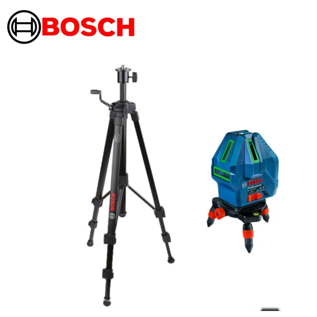 BOSCH 博世BOSCH 博世 綠光五線雷射墨線儀(GLL 50-15XG空機 +BT150腳架)