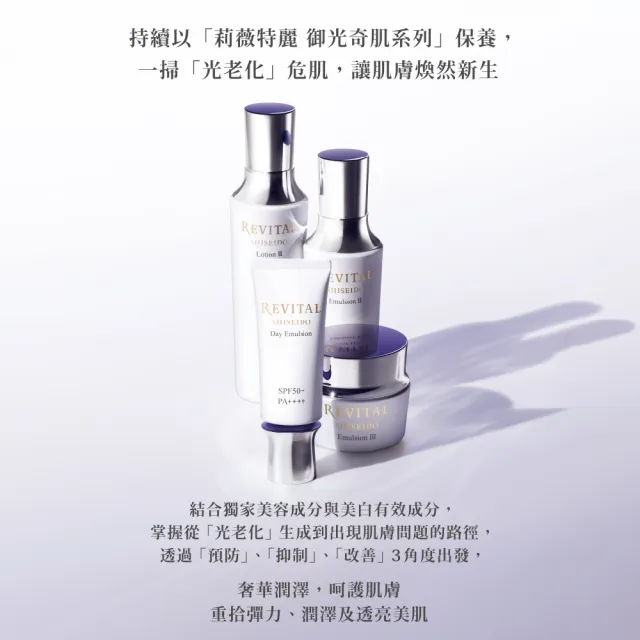 【REVITAL 莉薇特麗】雪絨霜明星組(凝乳霜 50ml/資生堂東京櫃品牌)