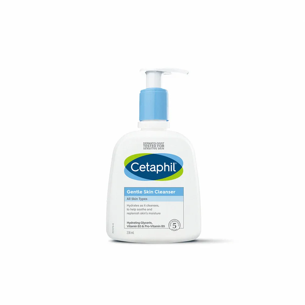 【Cetaphil 舒特膚】官方直營 溫和潔膚乳 236ml(洗面乳/敏感肌/保濕/B3/B5/乾燥粗糙)