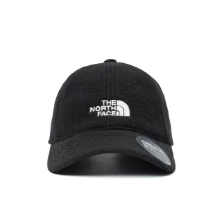 【The North Face 官方旗艦】北面男女款黑色簡約刺繡品牌LOGO運動帽｜8886KX7